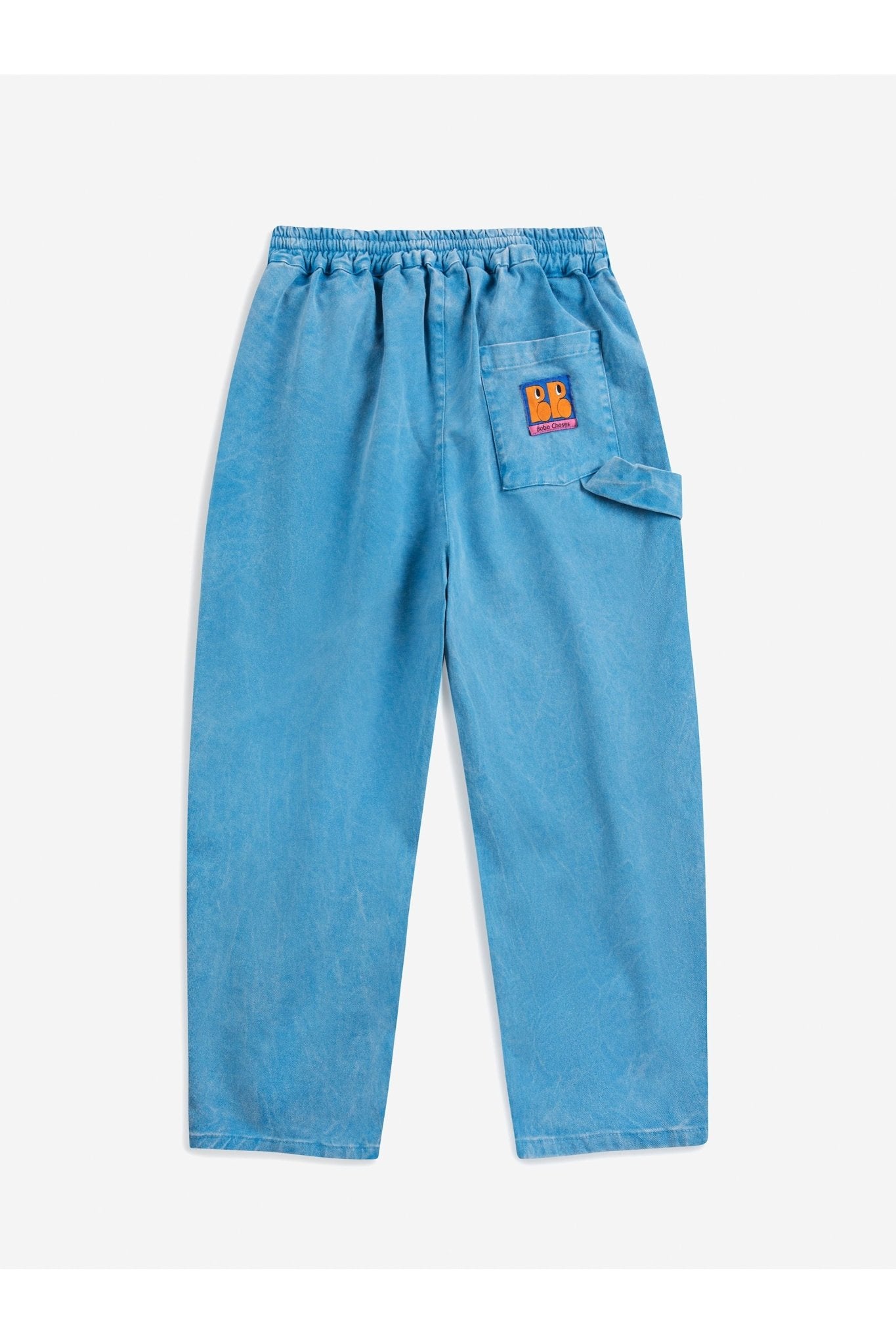 Booo Bo Choses Tag woven pants - Blue van Bobo Choses | Kids Conceptstore Le Fanfare