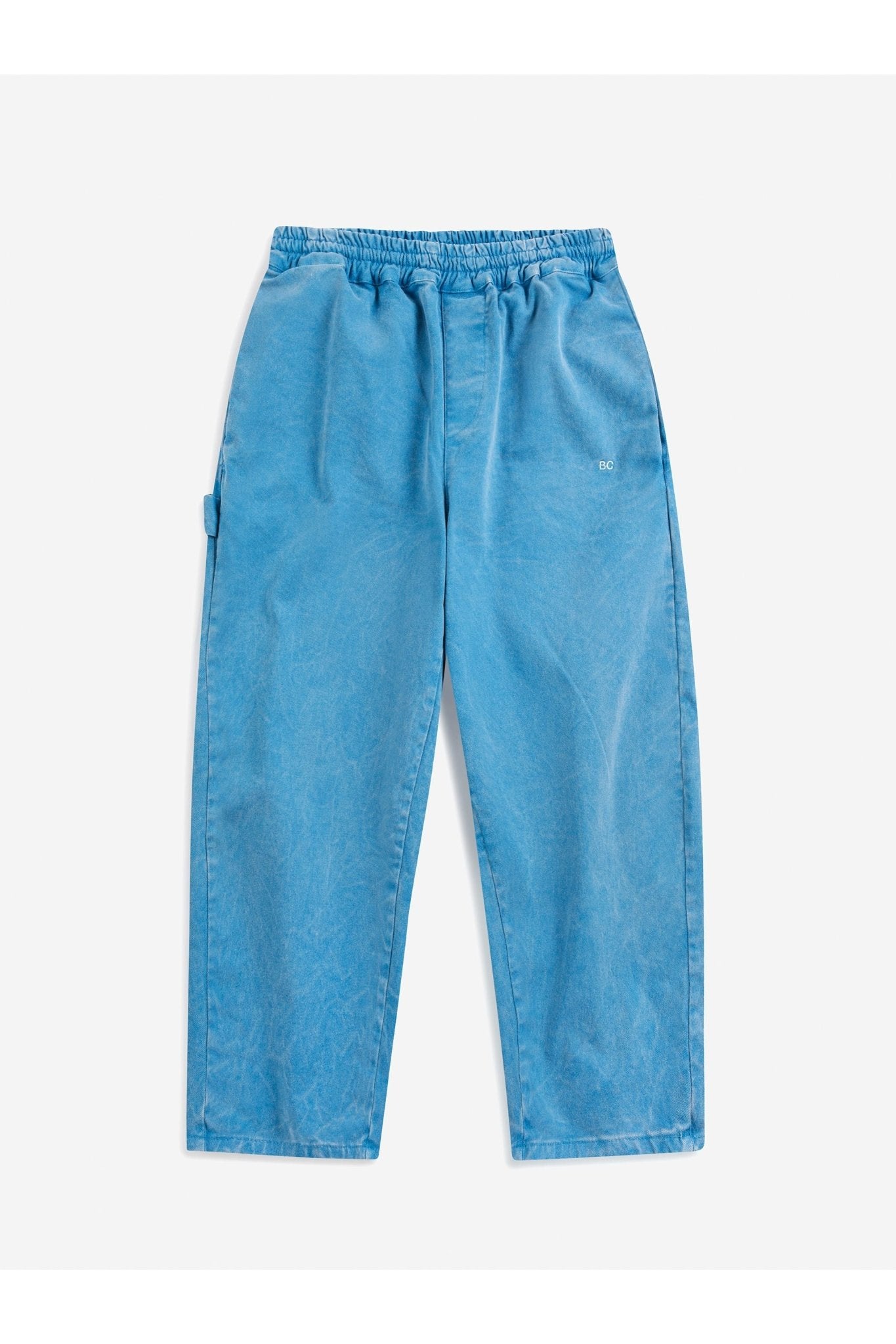 Booo Bo Choses Tag woven pants - Blue van Bobo Choses | Kids Conceptstore Le Fanfare