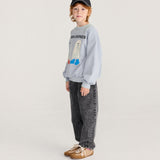 Booty Ghosts sweatshirt - Light Blue van Bobo Choses | Kids Conceptstore Le Fanfare