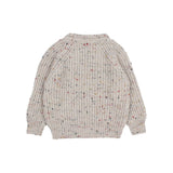 Botonato jumper - Pearl grey van Búho | Kids Conceptstore Le Fanfare