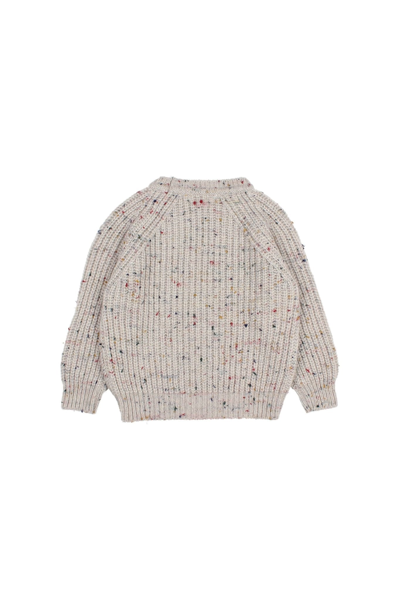 Botonato jumper - Pearl grey van Búho | Kids Conceptstore Le Fanfare