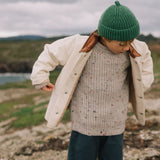 Botonato jumper - Pearl grey van Búho | Kids Conceptstore Le Fanfare