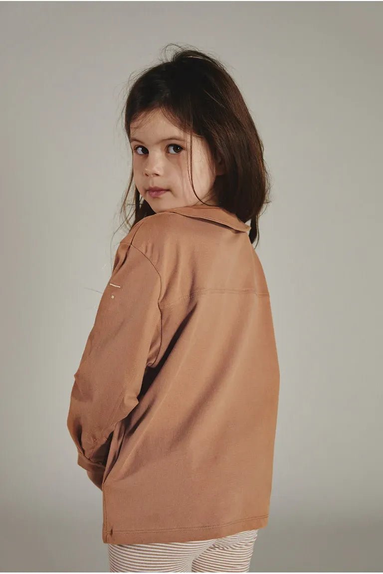 Boxy Collar Blouse | Biscuit van Gray Label | Kids Conceptstore Le Fanfare