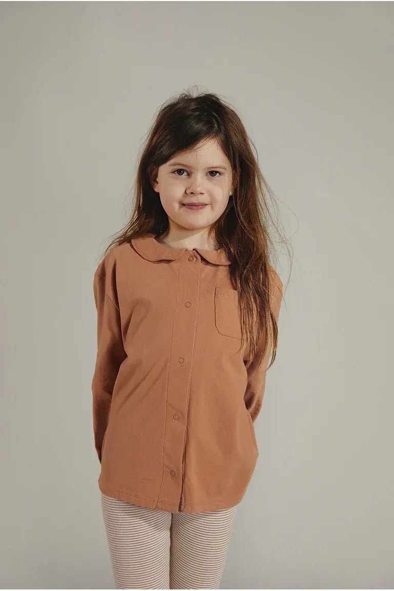 Boxy Collar Blouse | Biscuit van Gray Label | Kids Conceptstore Le Fanfare