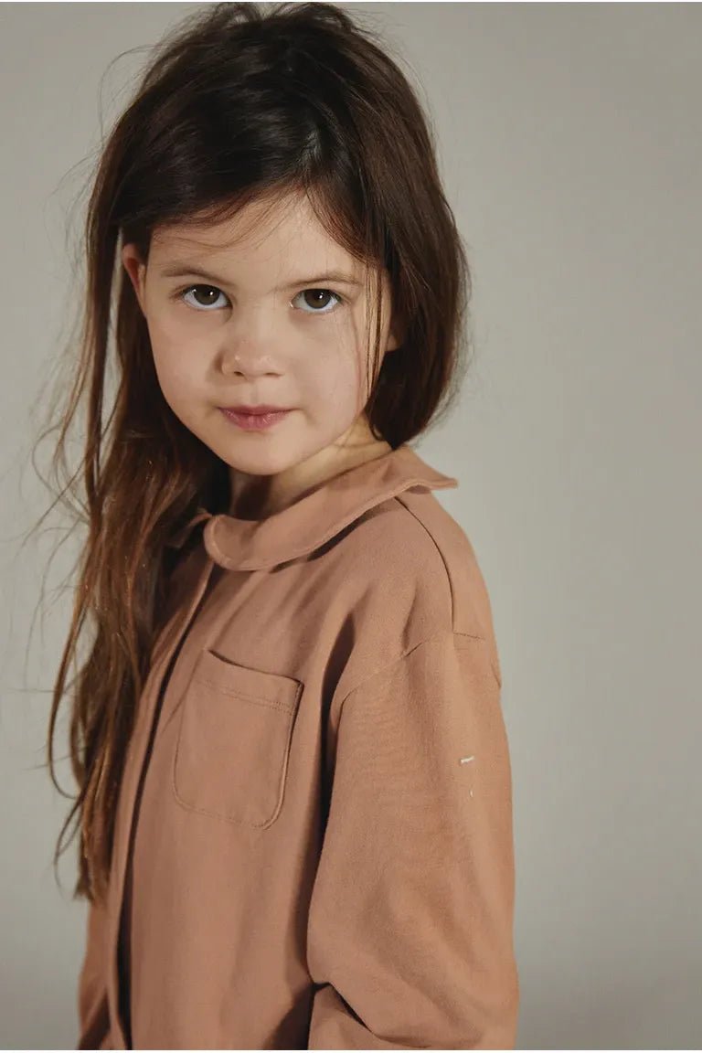 Boxy Collar Blouse | Biscuit van Gray Label | Kids Conceptstore Le Fanfare