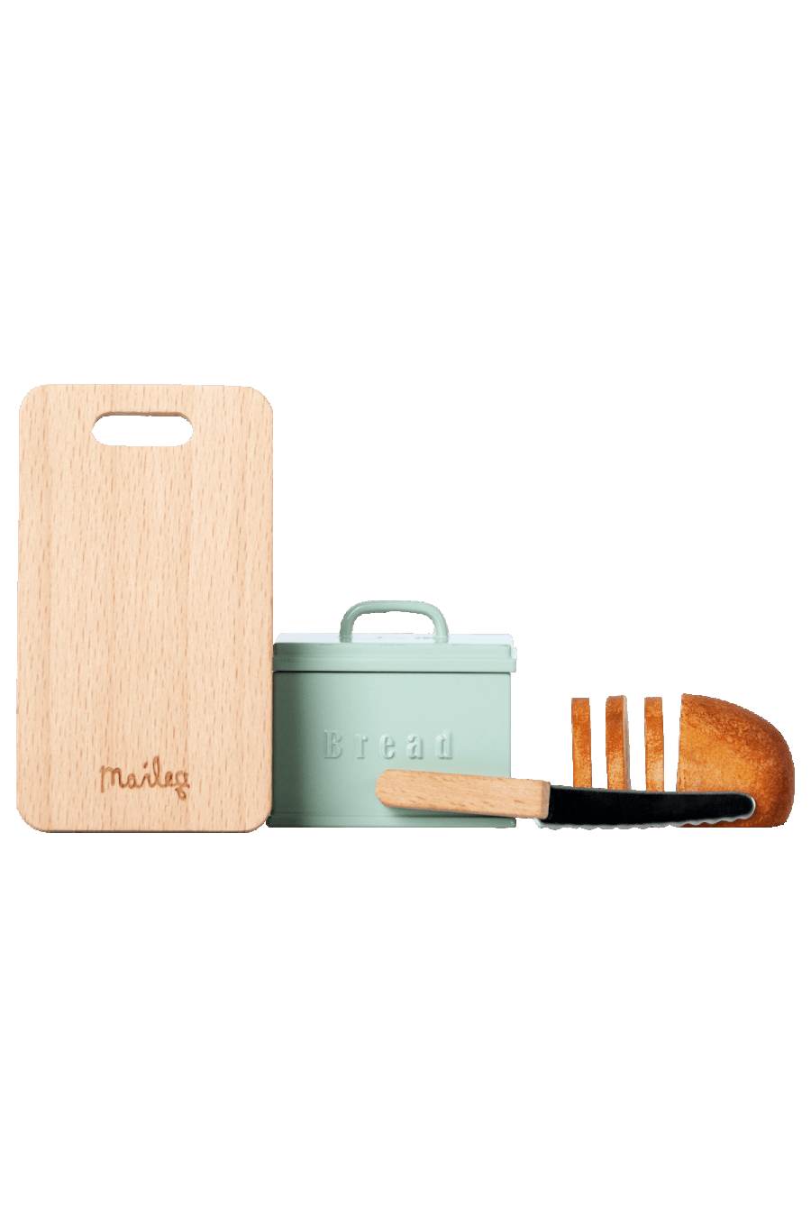 Bread Box W. Utensils van Maileg | Kids Conceptstore Le Fanfare