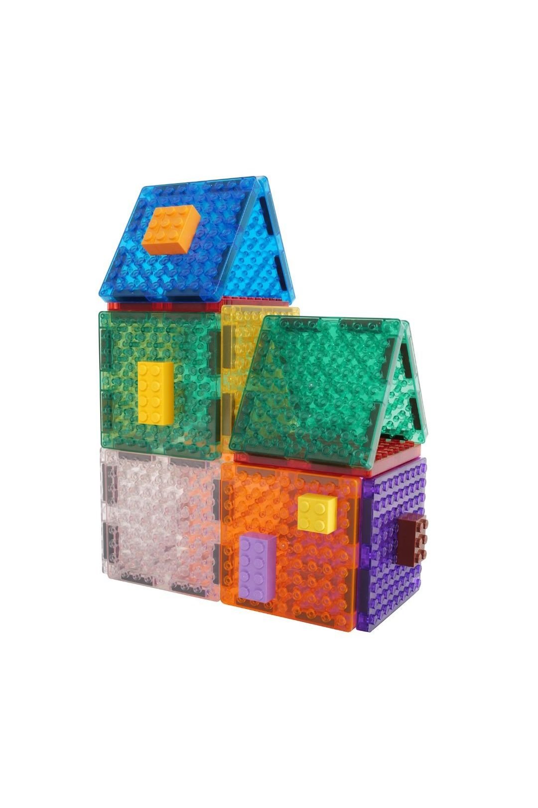 Brick Tiles Pack Intense | 16 Stuks van Cleverclixx | Kids Conceptstore Le Fanfare