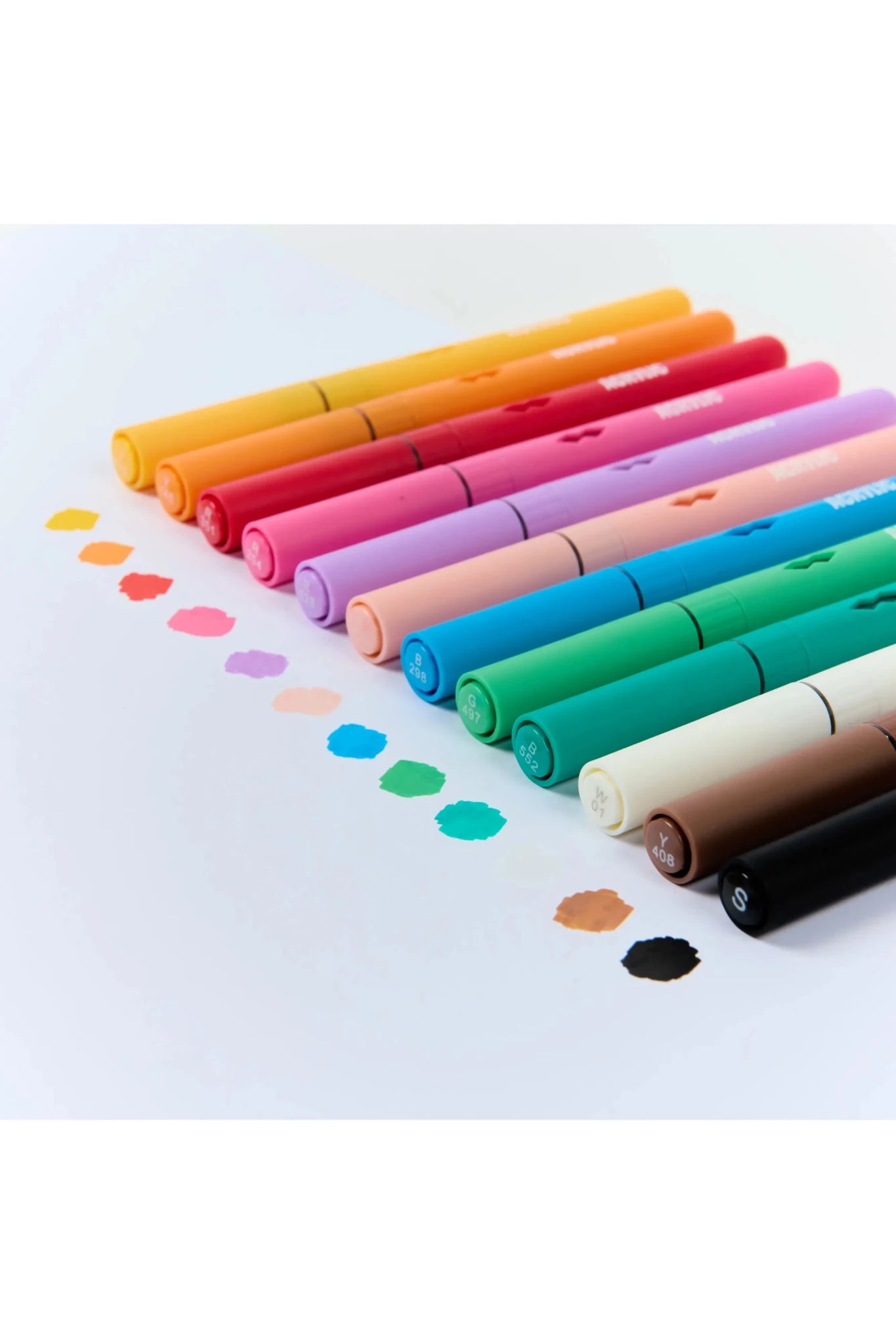 Brush Power - 12 Acrylic Markers van OMY | Kids Conceptstore Le Fanfare