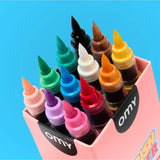Brush Power - 12 Acrylic Markers van OMY | Kids Conceptstore Le Fanfare