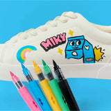Brush Power - 12 Acrylic Markers van OMY | Kids Conceptstore Le Fanfare