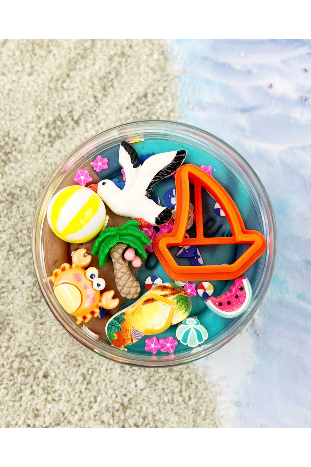 Build a Beach Surprise Pot van Invitation to Imagine | Kids Conceptstore Le Fanfare