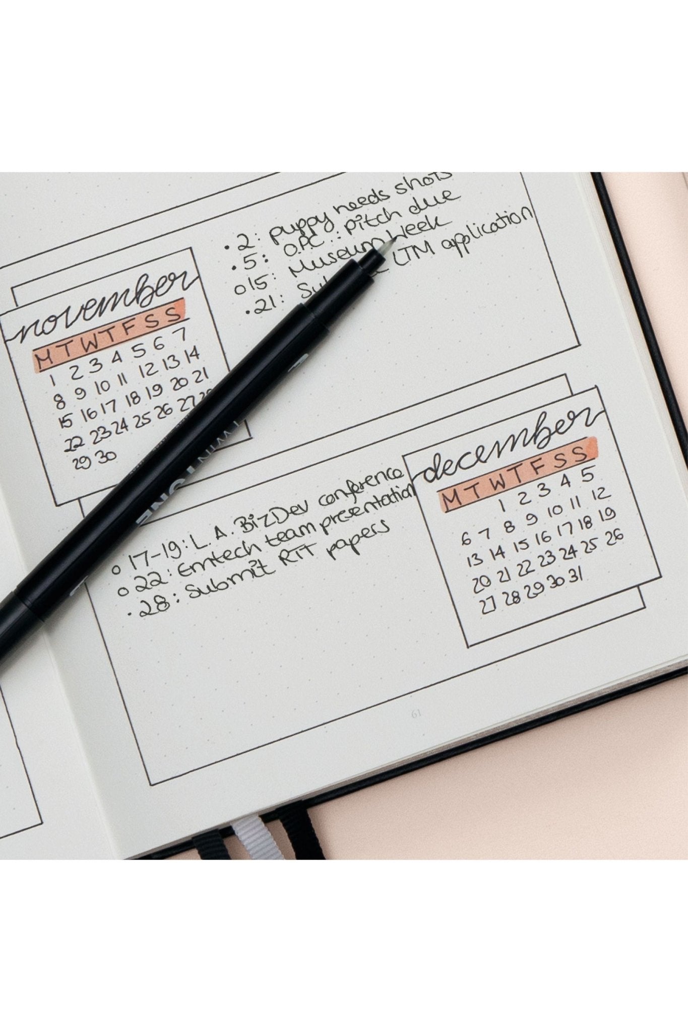 Bullet Journal 2 Medium Black van LEUCHTTURM1917 | Kids Conceptstore Le Fanfare