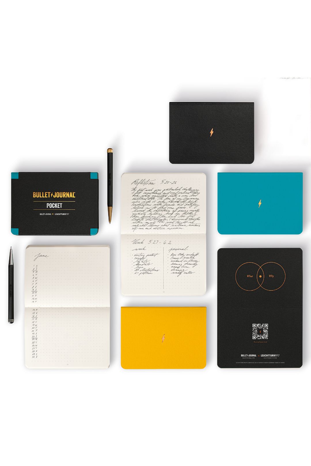 Bullet Journal Pocket Turquoise25 (3-pack) van LEUCHTTURM1917 | Kids Conceptstore Le Fanfare