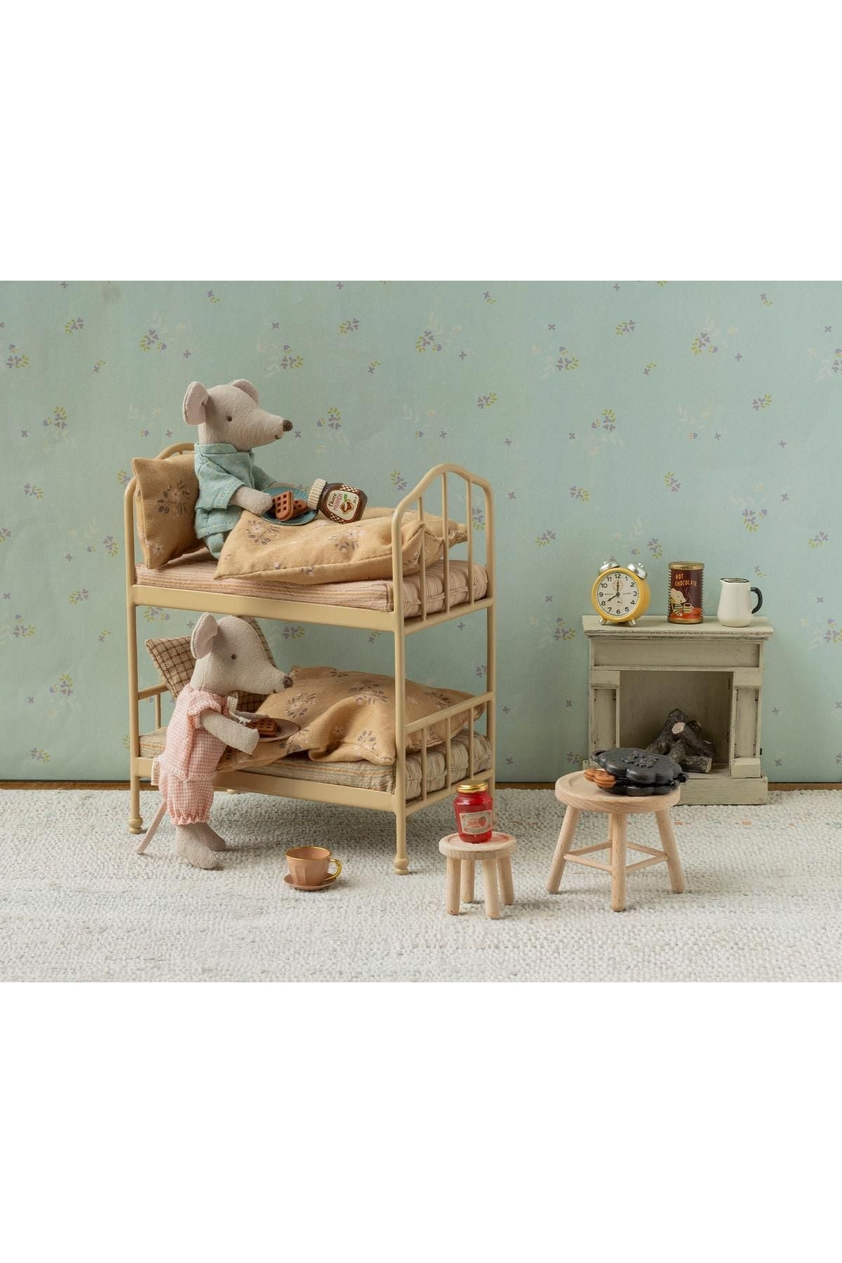 Bunk bed, Mouse - Wheat van Maileg | Kids Conceptstore Le Fanfare