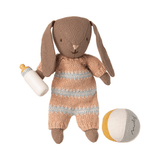 Bunny set, Micro - Brown - Dusty rose van Maileg | Kids Conceptstore Le Fanfare