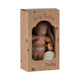 Bunny set, Micro - Brown - Dusty rose van Maileg | Kids Conceptstore Le Fanfare