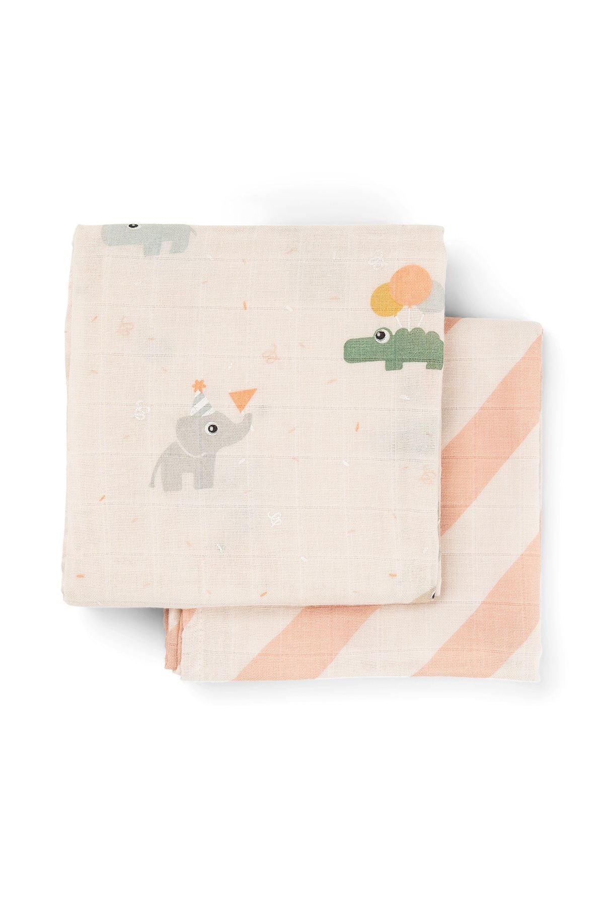 Burp cloth 2-pack | Celebration - Powder van Done by Deer | Kids Conceptstore Le Fanfare