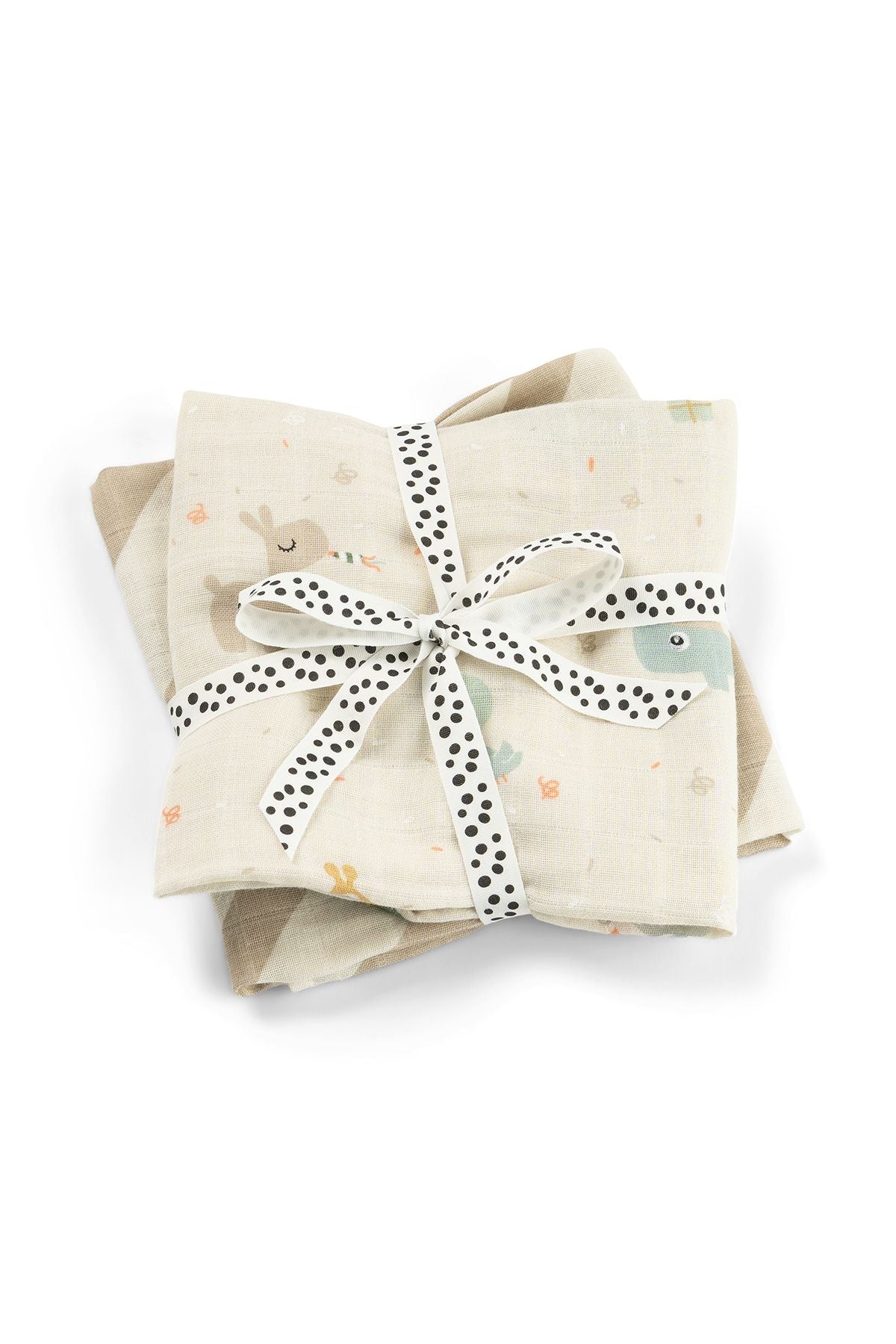 Burp cloth 2-pack | Celebration - Sand van Done by Deer | Kids Conceptstore Le Fanfare