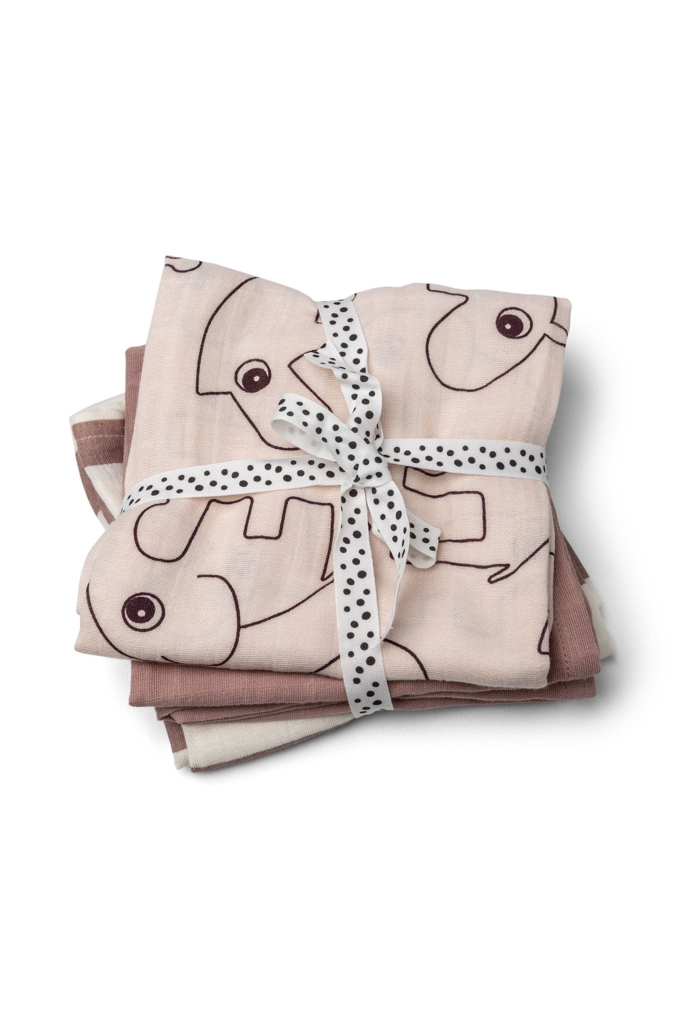 Burp cloth 3-pack GOTS Deer friends Powder van Done by Deer | Kids Conceptstore Le Fanfare