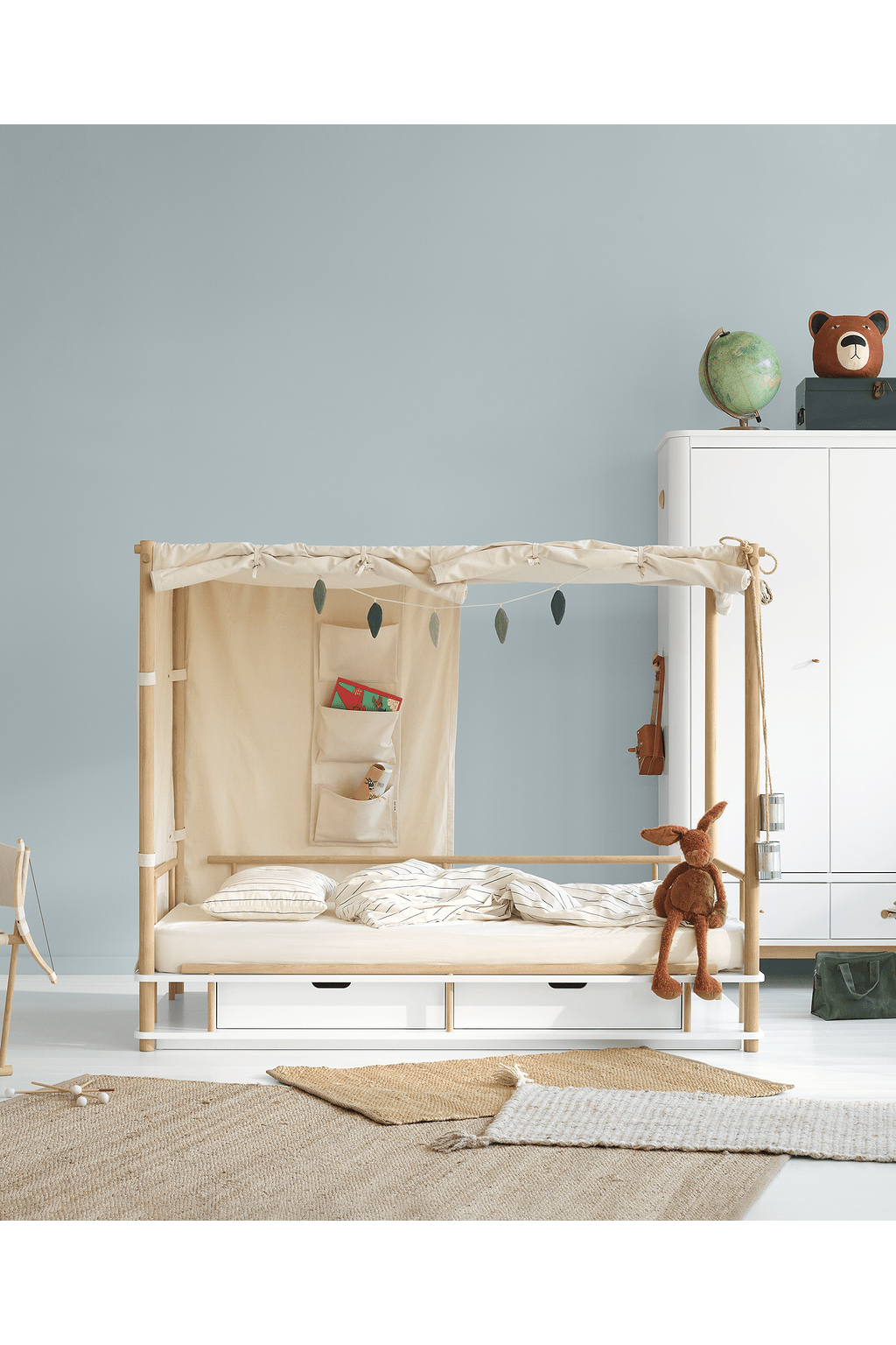 Camp bed canopy wild, undyed van Oliver Furniture | Kids Conceptstore Le Fanfare
