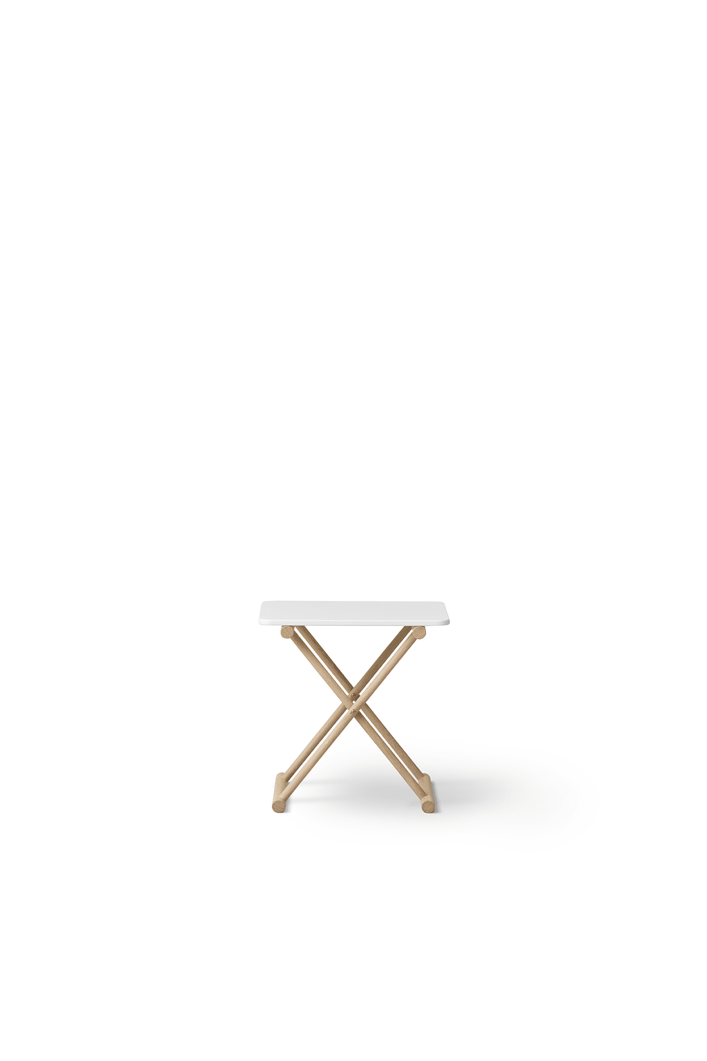 Camp bed table, high, white/oak van Oliver Furniture | Kids Conceptstore Le Fanfare