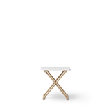 Camp bed table, high, white/oak van Oliver Furniture | Kids Conceptstore Le Fanfare
