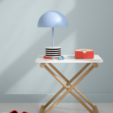 Camp bed table, high, white/oak van Oliver Furniture | Kids Conceptstore Le Fanfare