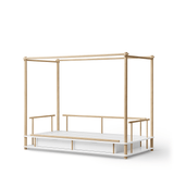 Camp canopy bed, 90x180 cm, white/oak van Oliver Furniture | Kids Conceptstore Le Fanfare