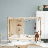 Camp junior desk, adjustable, white/oak van Oliver Furniture | Kids Conceptstore Le Fanfare