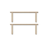 Camp novel bed guard, 2 pcs., oak van Oliver Furniture | Kids Conceptstore Le Fanfare