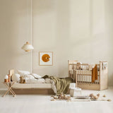 Camp novel cot bed/bed, 60x120/120x200 cm, oak van Oliver Furniture | Kids Conceptstore Le Fanfare