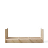 Camp novel cot bed/bed, 60x120/120x200 cm, oak van Oliver Furniture | Kids Conceptstore Le Fanfare