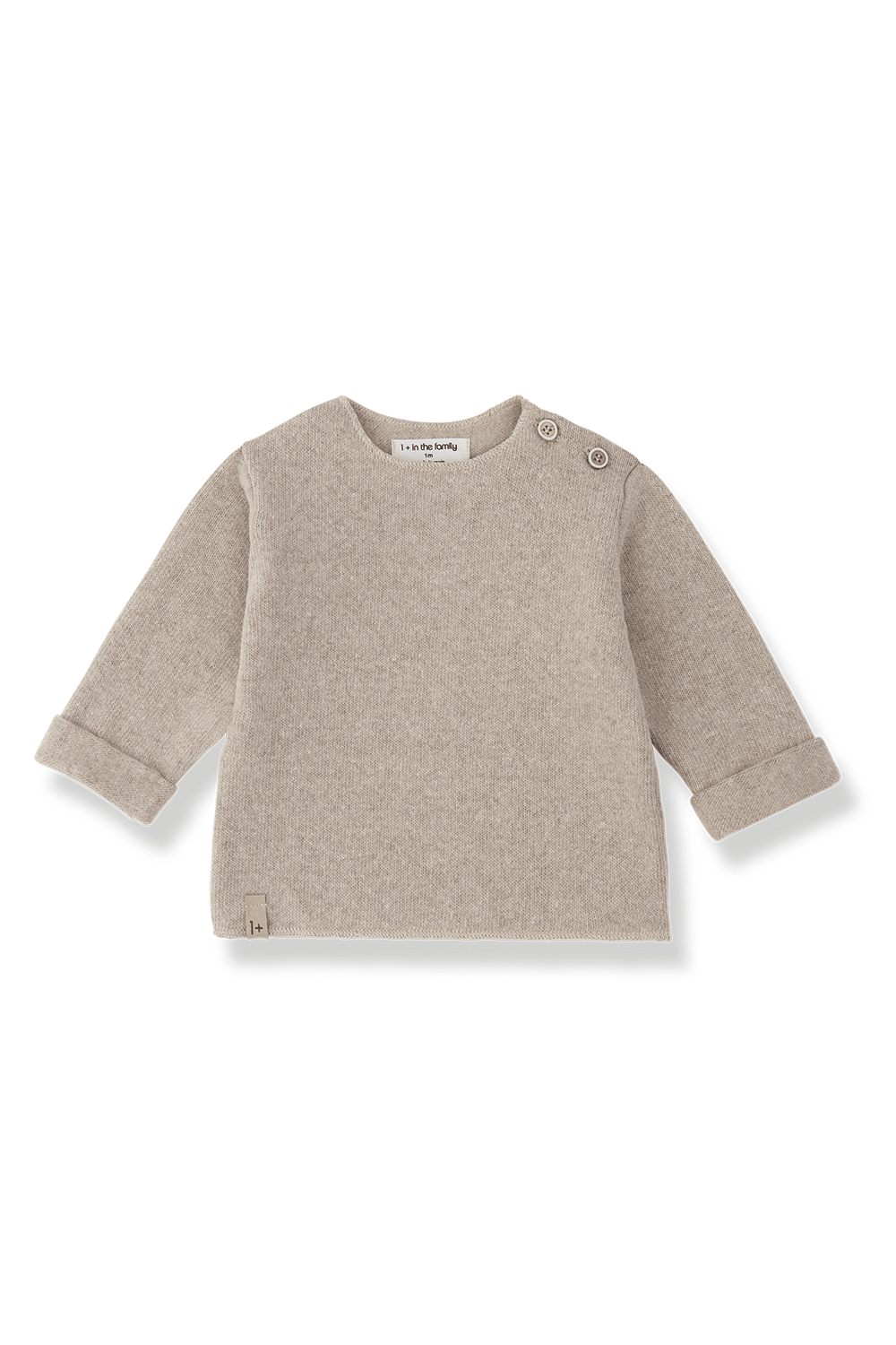 Carcassonne l.sleeve t-shirt - beige van 1+ in the family | Kids Conceptstore Le Fanfare