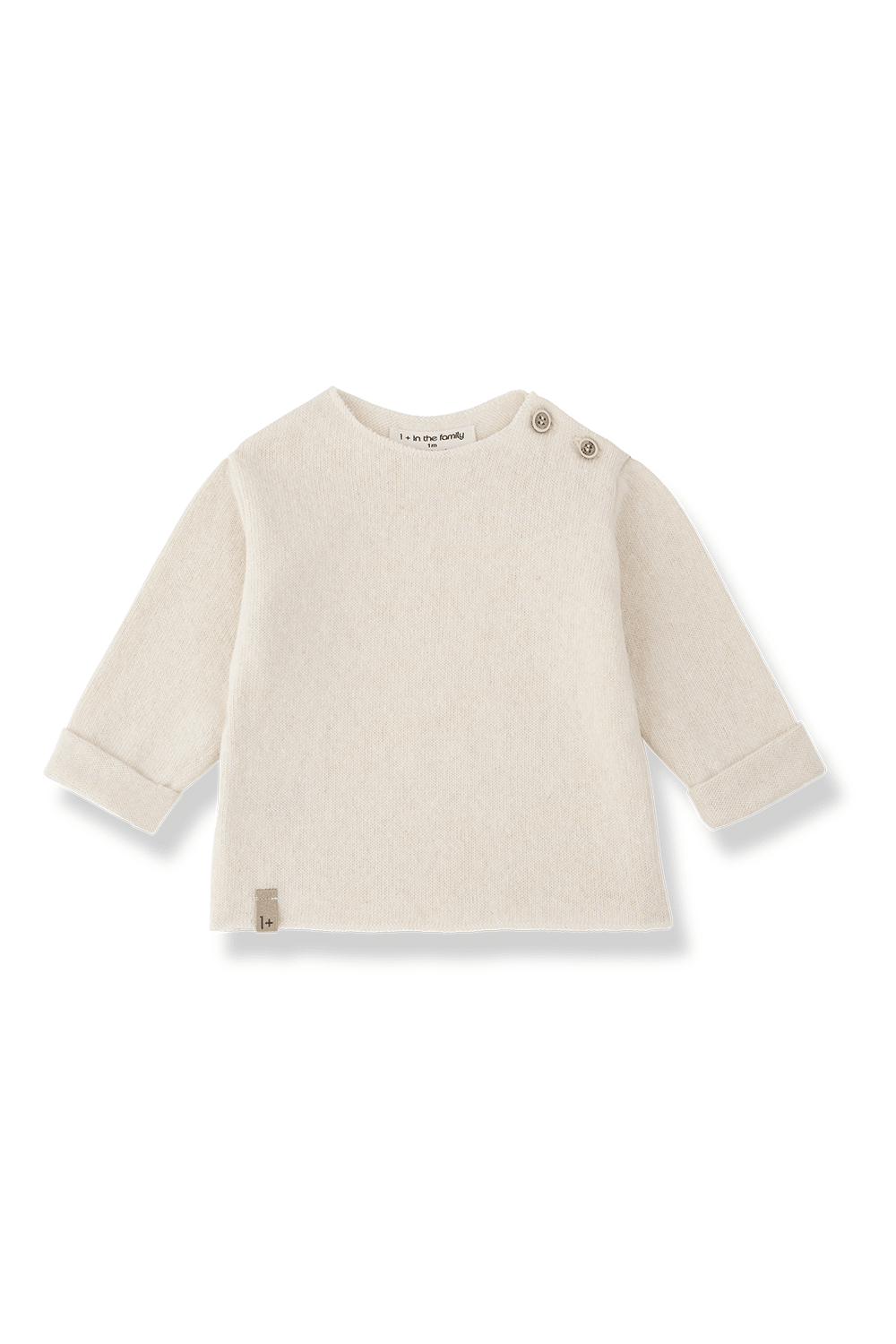 Carcassonne l.sleeve t-shirt - ecru van 1+ in the family | Kids Conceptstore Le Fanfare