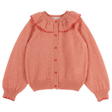 Cardigan jacquard place - Blush van Emile et Ida | Kids Conceptstore Le Fanfare