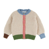 Cardigan point mousse girl - Farine rose van Emile et Ida | Kids Conceptstore Le Fanfare