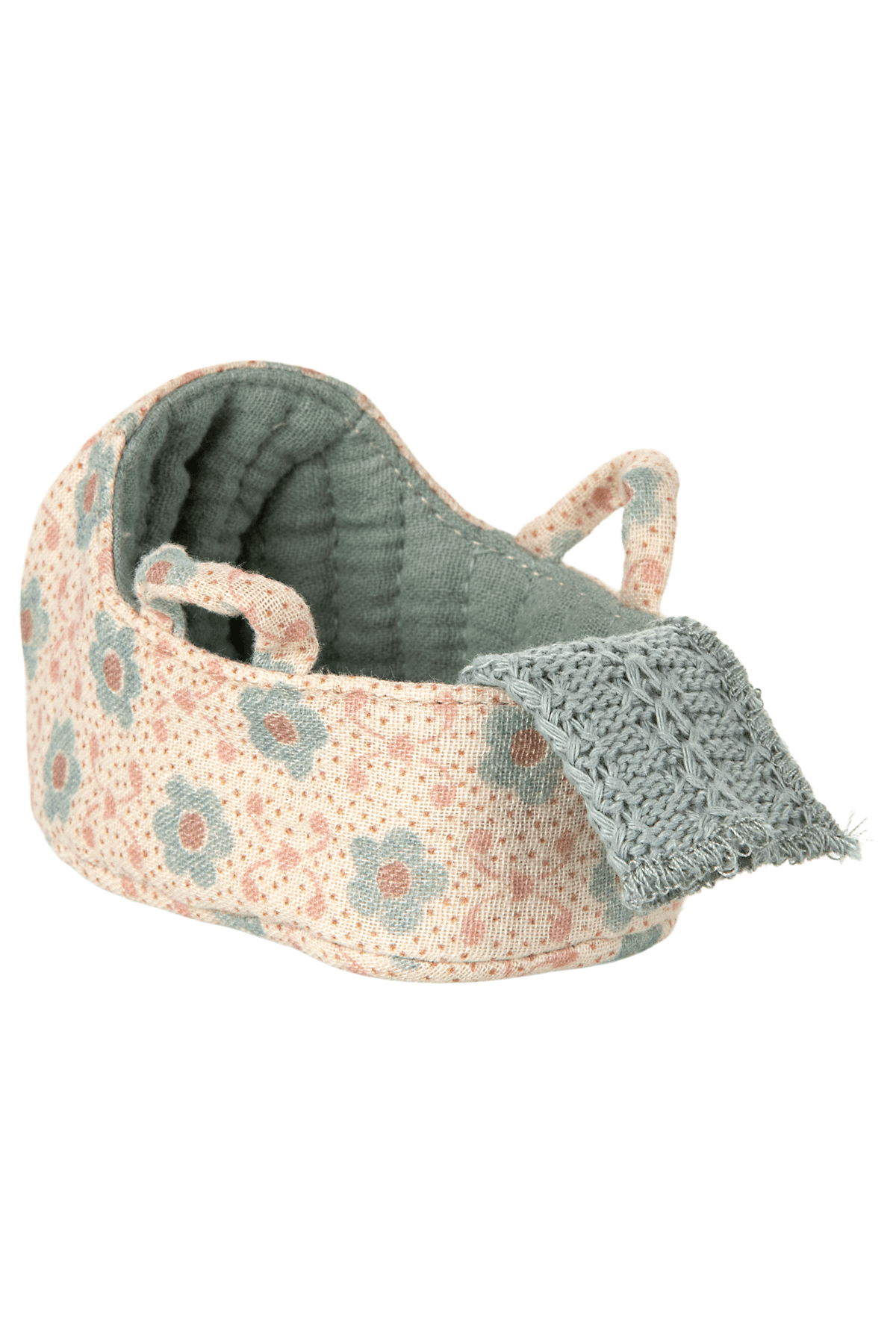 Carry cot, Baby mouse - Blue van Maileg | Kids Conceptstore Le Fanfare