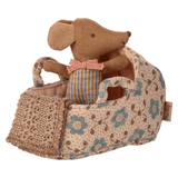 Carry cot, Baby mouse - Rose van Maileg | Kids Conceptstore Le Fanfare