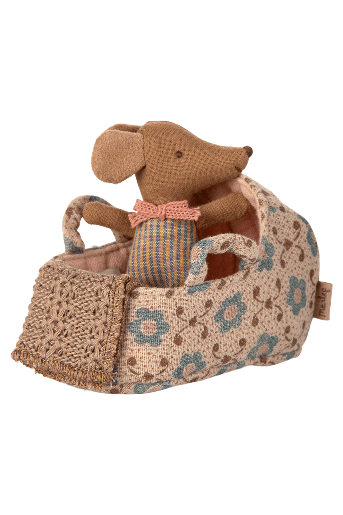 Carry cot, Baby mouse - Rose van Maileg | Kids Conceptstore Le Fanfare