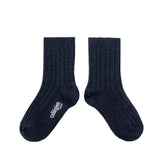Chamois - Chaussettes a cotes cachemire et laine Merinos - Douce Nuit van Collegien | Kids Conceptstore Le Fanfare