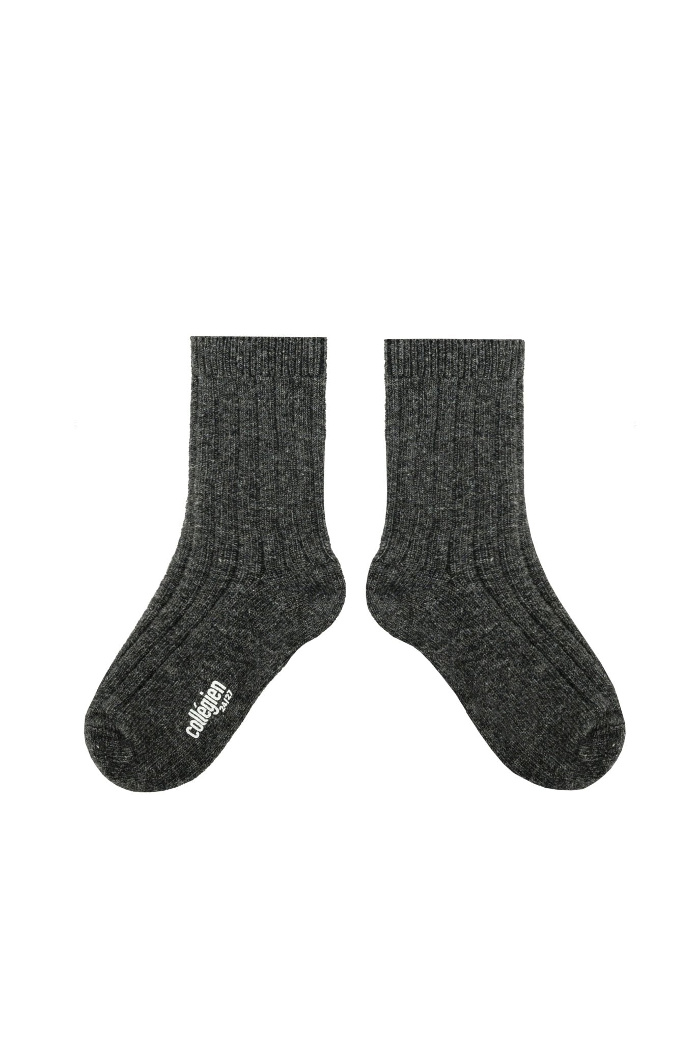 Chamois - Chaussettes a cotes cachemire et laine Merinos - Smoky van Collegien | Kids Conceptstore Le Fanfare