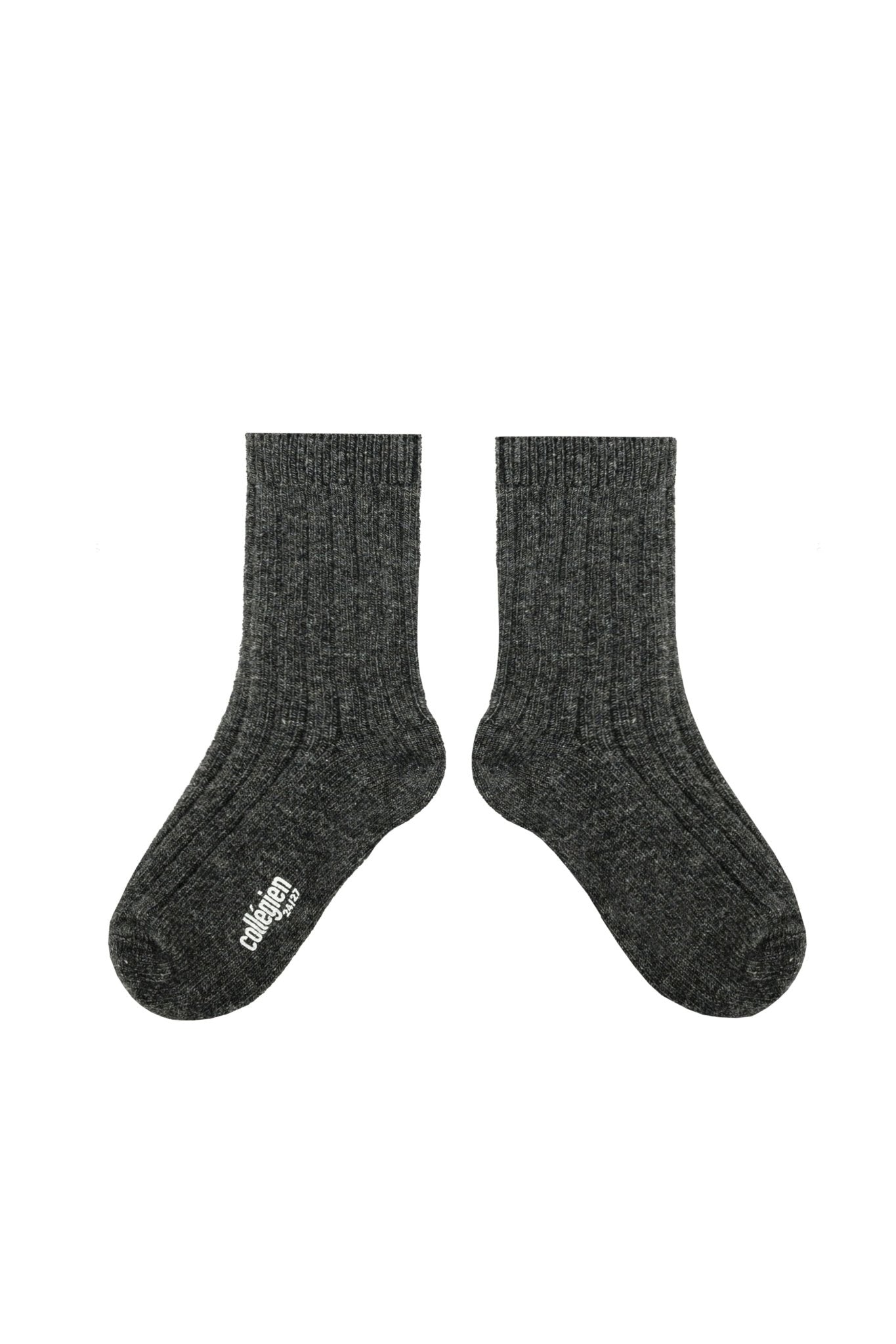 Chamois - Chaussettes a cotes cachemire et laine Merinos - Smoky van Collegien | Kids Conceptstore Le Fanfare