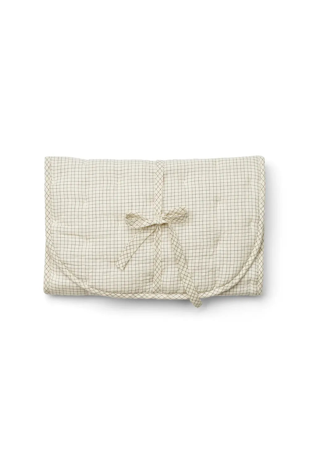 Changing Mat Deep Lake Check Seersucker Home van MarMar Copenhagen | Kids Conceptstore Le Fanfare