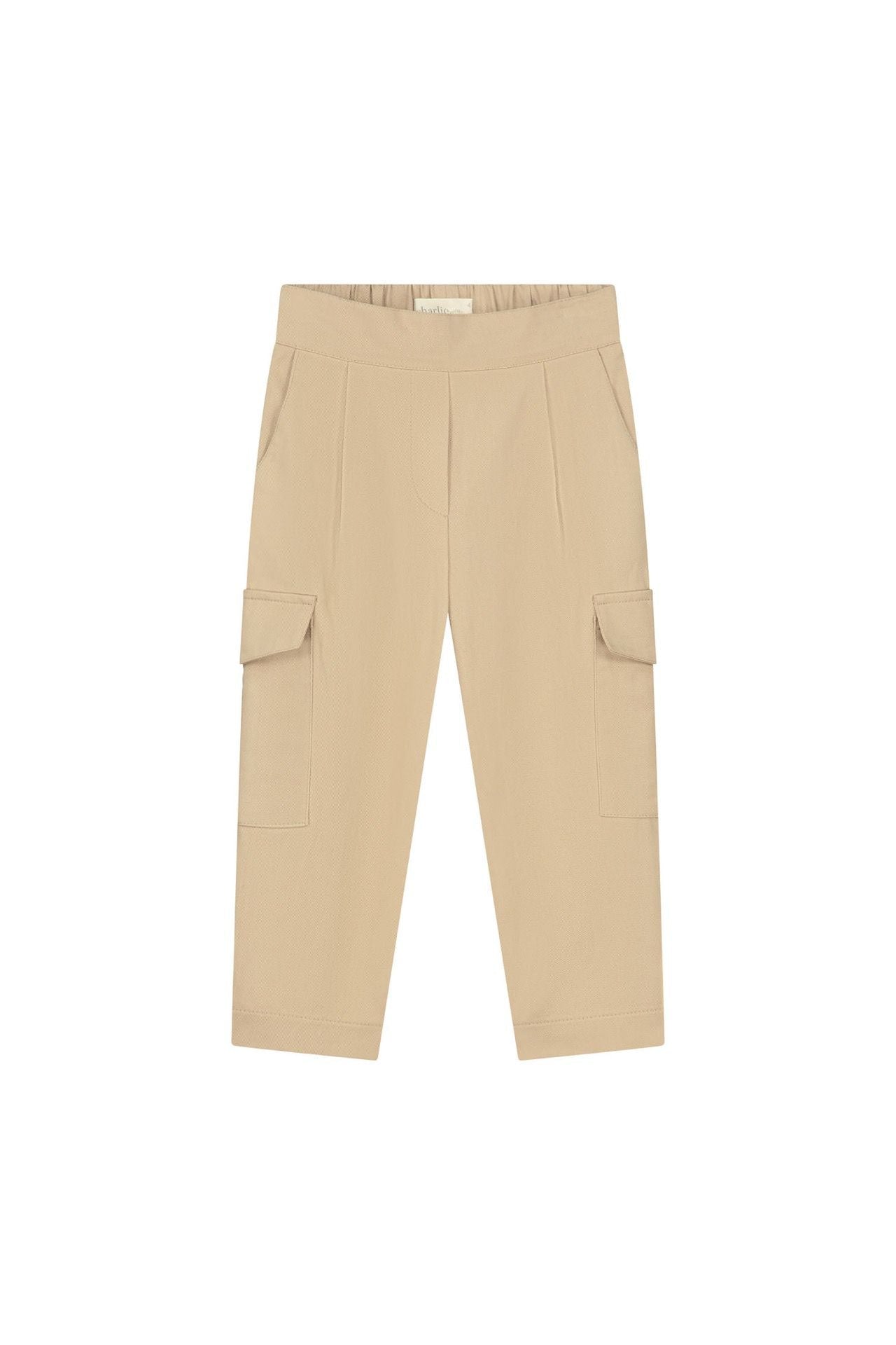 Charlie Petite Cargo Pants Hope Beige van Charlie Petite | Kids Conceptstore Le Fanfare