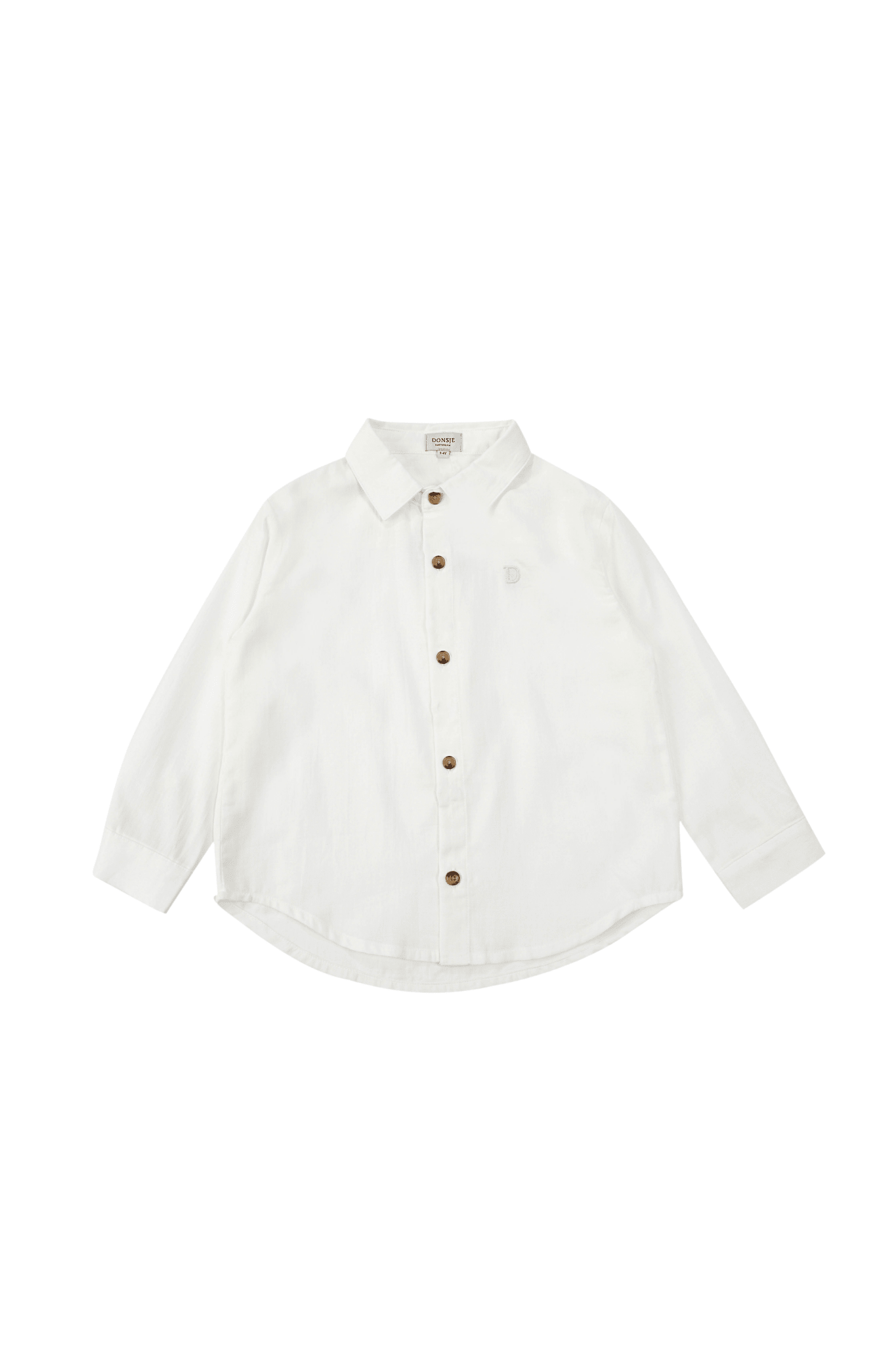 Chee Shirt - Crispy White van Donsje Amsterdam | Kids Conceptstore Le Fanfare