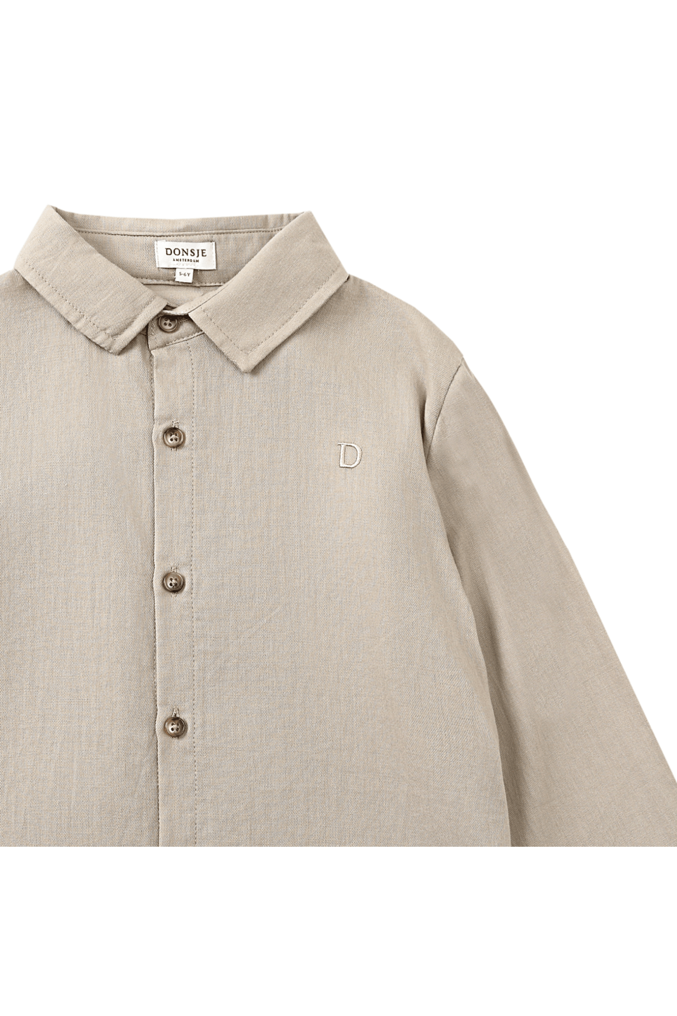 Chee Shirt - Taupe van Donsje Amsterdam | Kids Conceptstore Le Fanfare