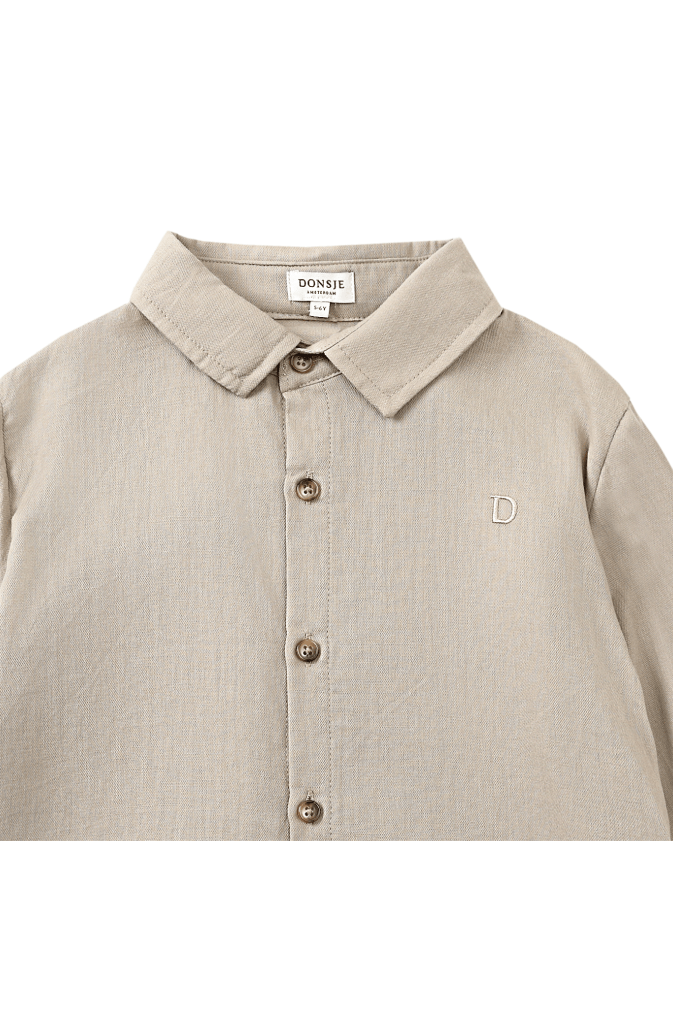 Chee Shirt - Taupe van Donsje Amsterdam | Kids Conceptstore Le Fanfare