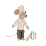 Chef Mouse with Soup Pot And Spoon van Maileg | Kids Conceptstore Le Fanfare