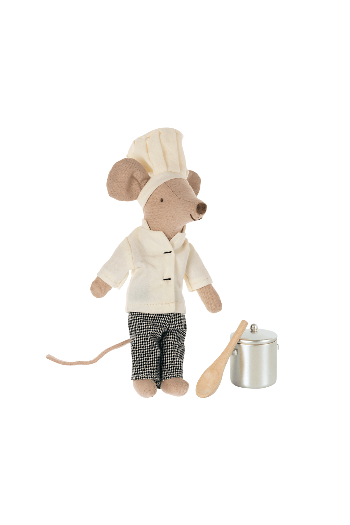 Chef Mouse with Soup Pot And Spoon van Maileg | Kids Conceptstore Le Fanfare