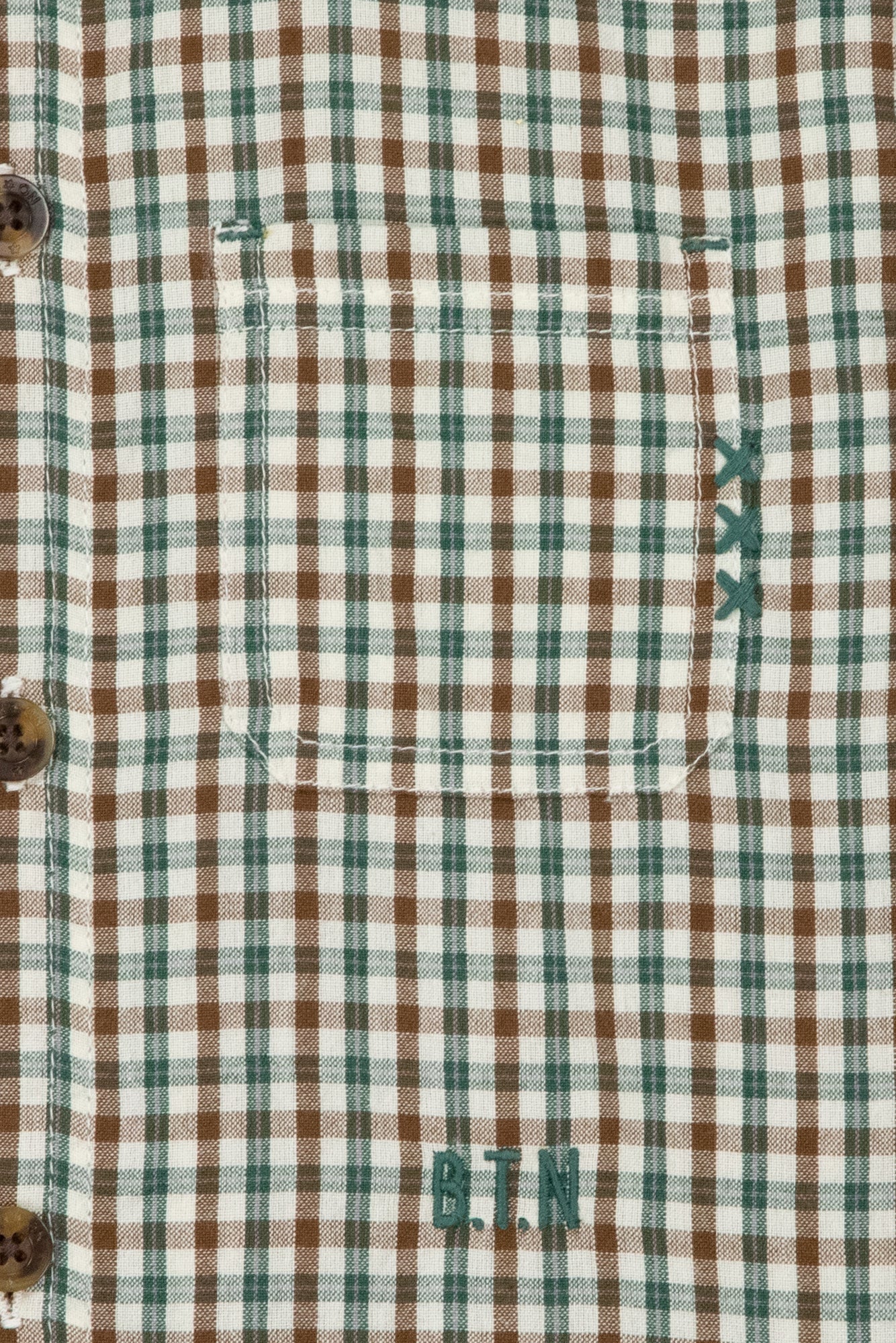Chemise paf - Mini check sunday van BONTON | Kids Conceptstore Le Fanfare